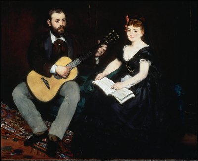 Music Lesson by Édouard Manet